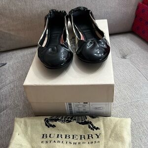 Authentic Burberry ballerina shoes